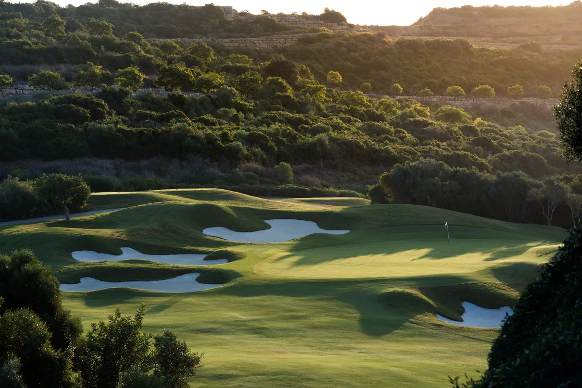 Finca Cortesin - Golf course with mountain views