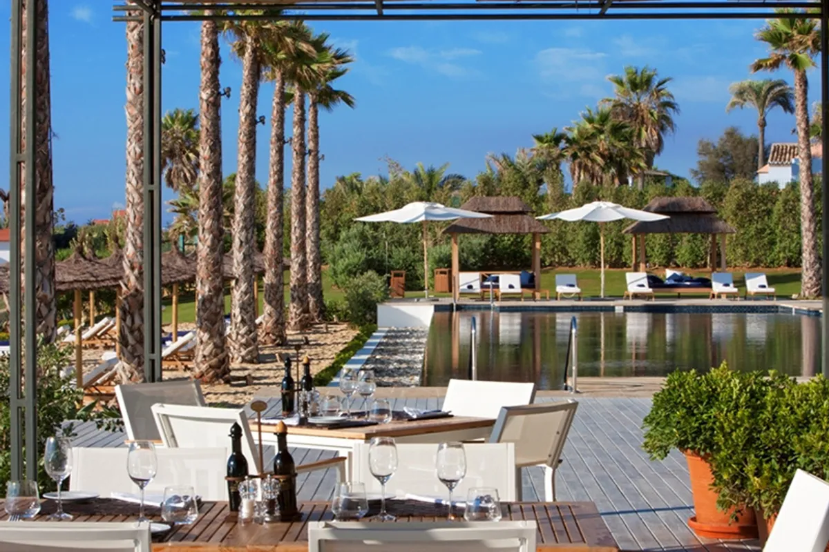Finca Cortesin - Beach club pool and terrace