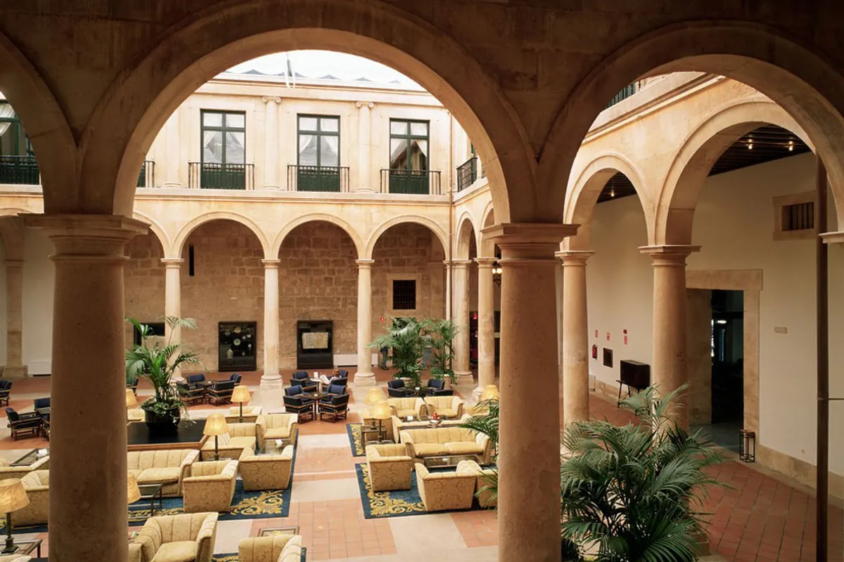 Vista panorámica del palacio