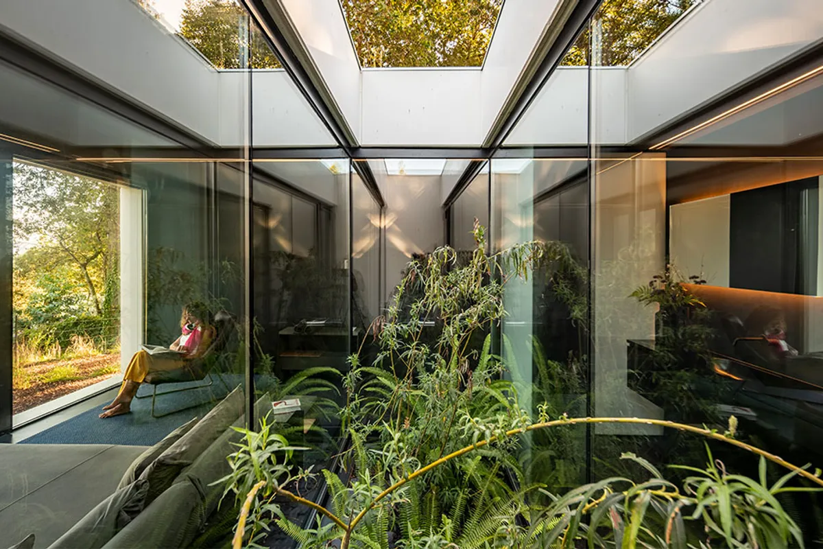 Interior de la terraza